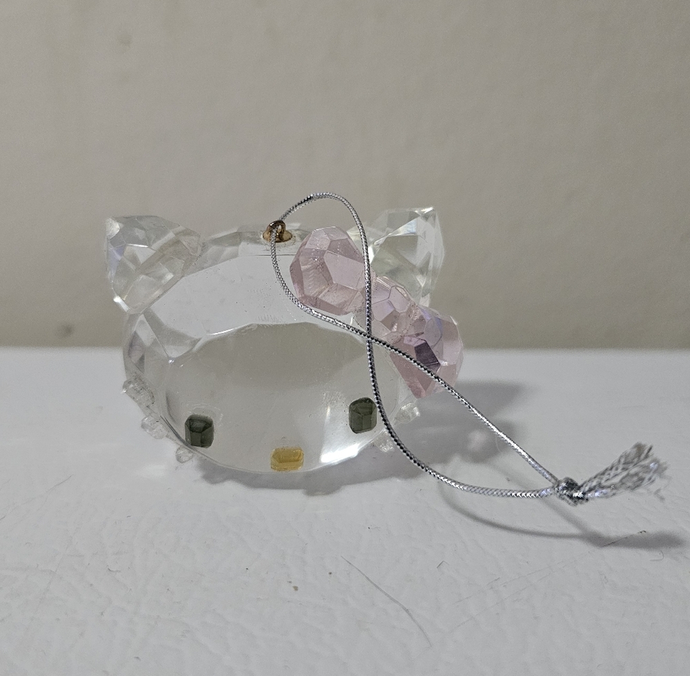 Sanrio Hello Kitty Glass Christmas Ornament
